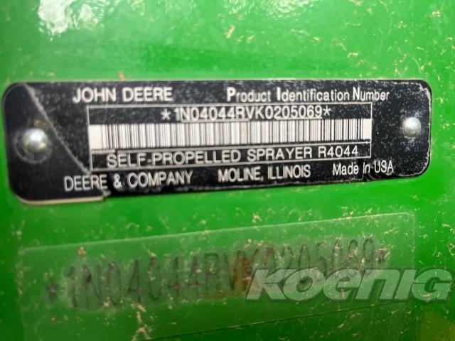 Used 2020 John Deere R4044 Self Propelled Sprayers at Koenig Equipment in Anna, OH - PhotoXL35