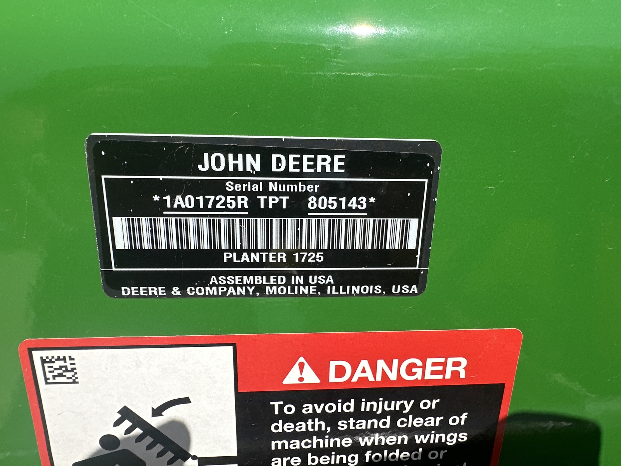 2024 John Deere 1725 Image 10