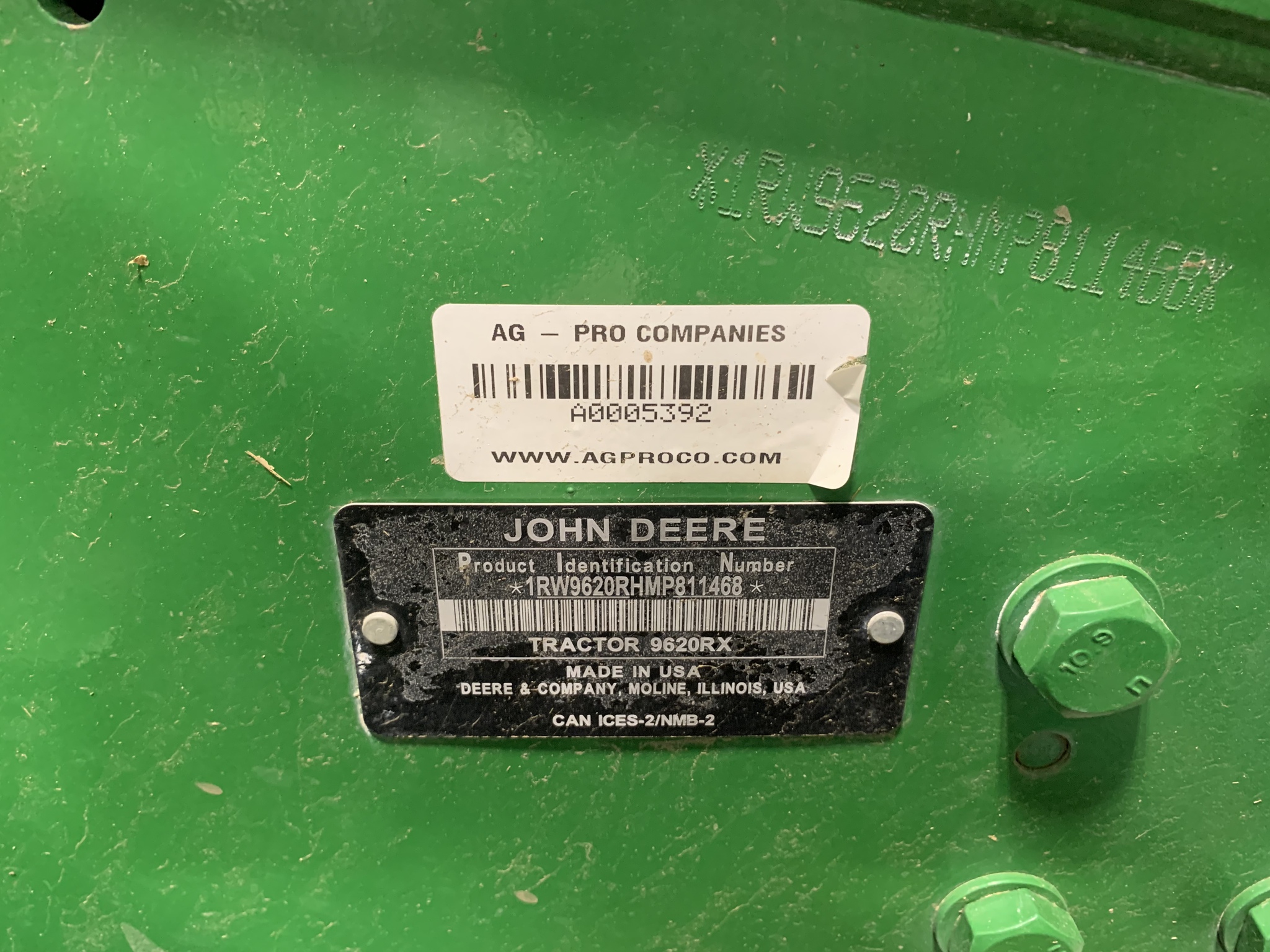 2021 John Deere 9620RX Image 14
