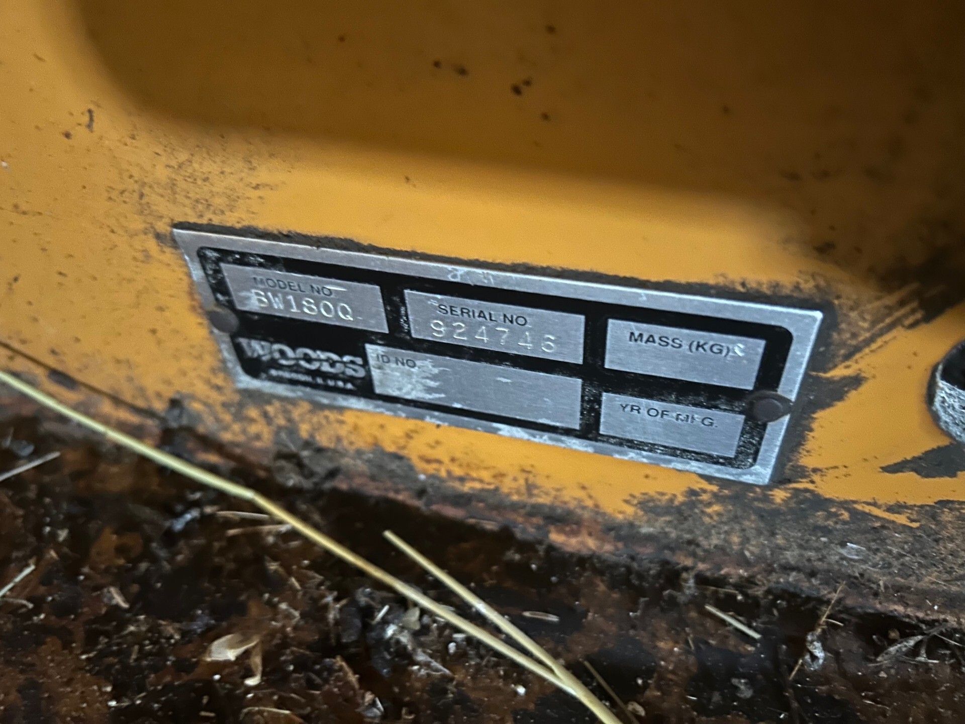 Woods BW180 Image 10