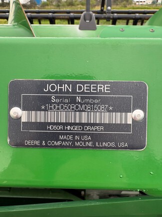 Used 2021 John Deere HD50R Combine Platforms at Horizon Ag & Turf in Falher, AB - Photo8