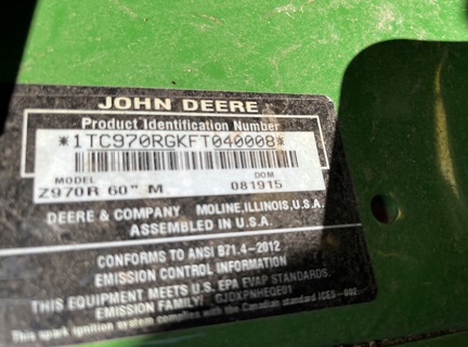 2016 John Deere Z970R - Photo23