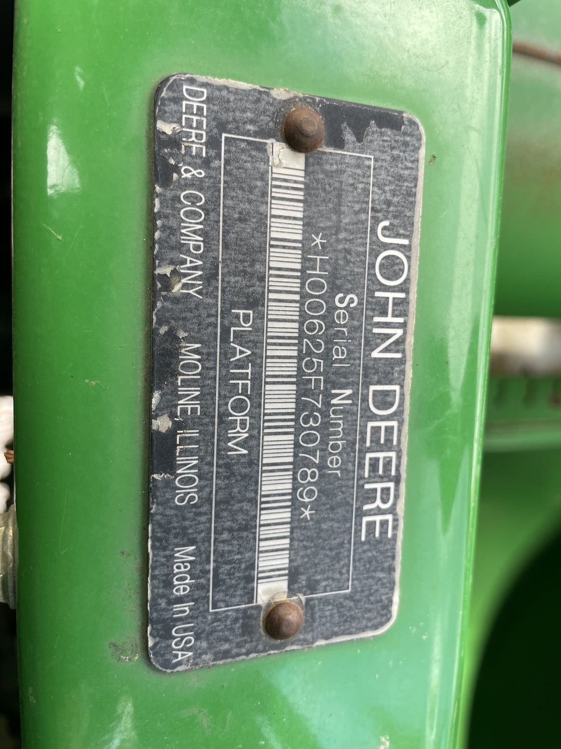 2009 John Deere 625F Image 9