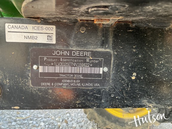 Photo of 2022 John Deere 3025E