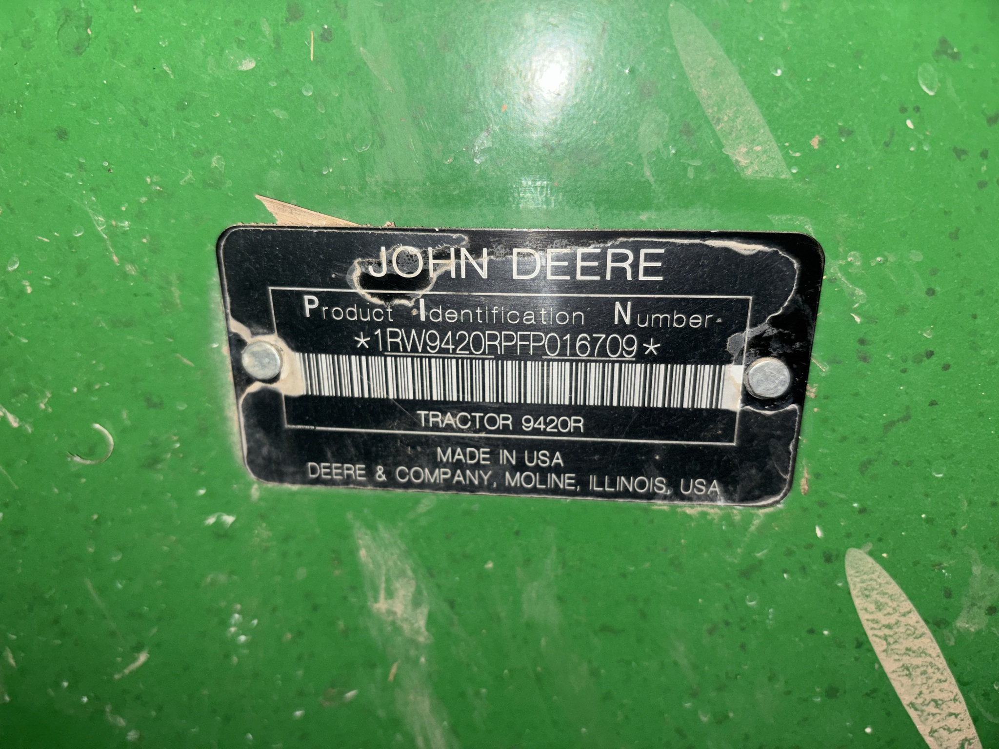  2015 John Deere 9420R at Heritage Tractor in Clinton, MO