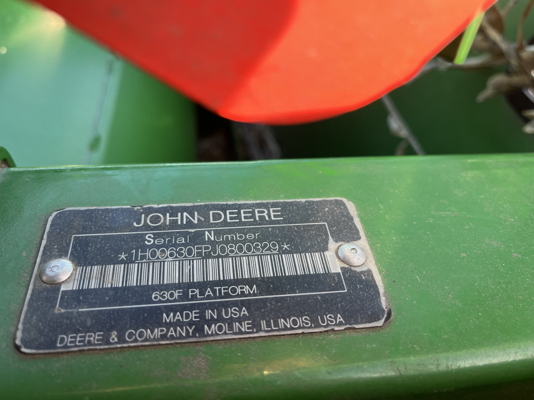  2018 John Deere 630F at Heritage Tractor in Clinton, MO