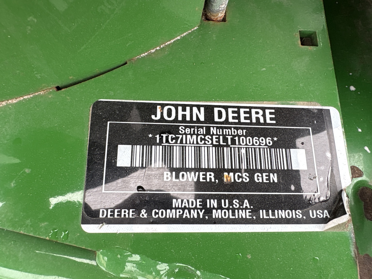  2022 John Deere Z997R w/MCS Bagger at Heritage Tractor in Geneseo, IL