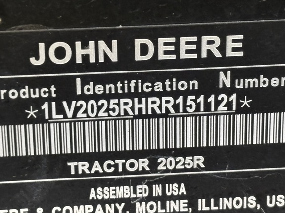 New In-Stock 2024 John Deere 2025R Compact Utility Tractors at Koenig Equipment in Botkins, OH - Photo11