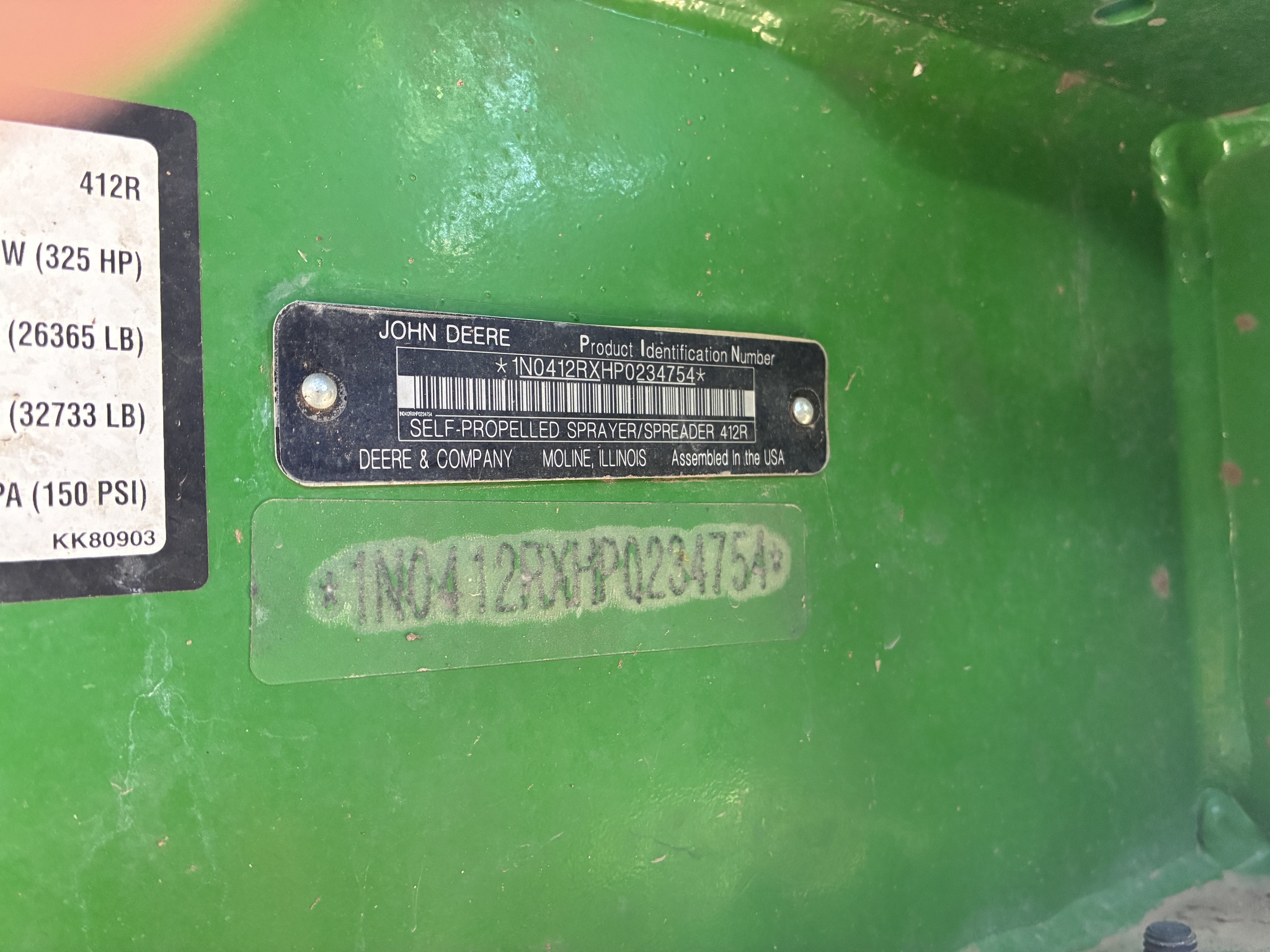 2023 John Deere 412R Image 8