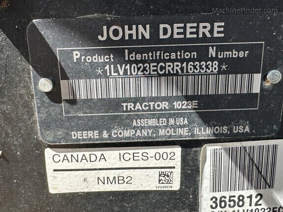 Photo of 2024 John Deere 1023E