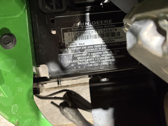 Used 2026 John Deere Z330R Zero Turn Mowers at Horizon Ag & Turf in Mayerthorpe, AB - Photo6