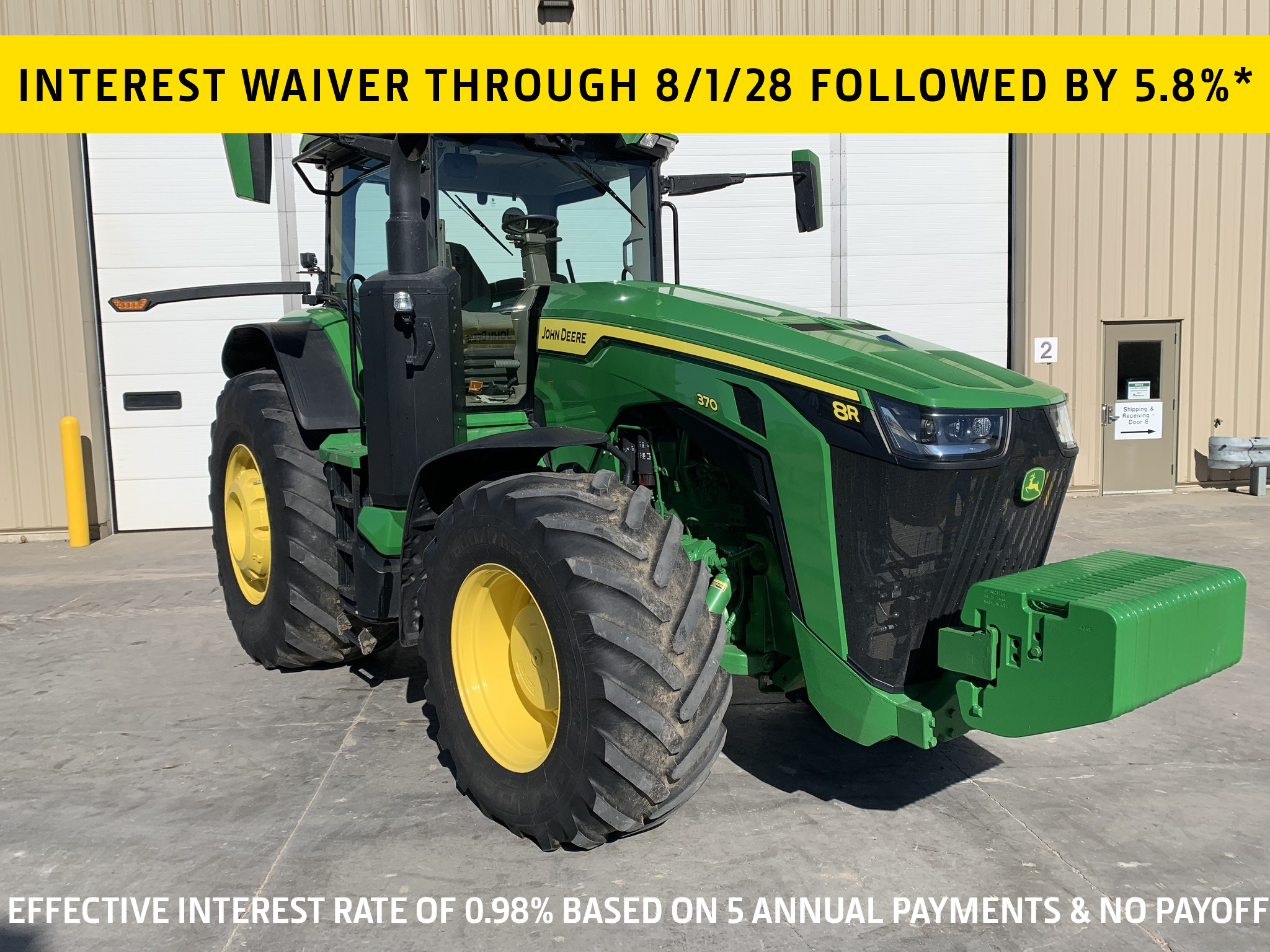 2021 John Deere 8R 370 Image 1
