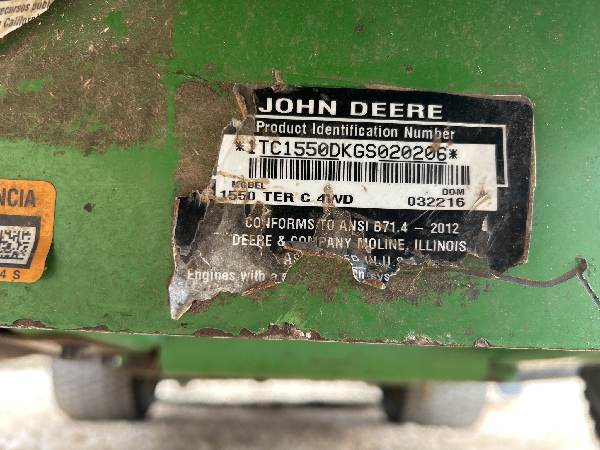 2016 John Deere 1550 Image 23