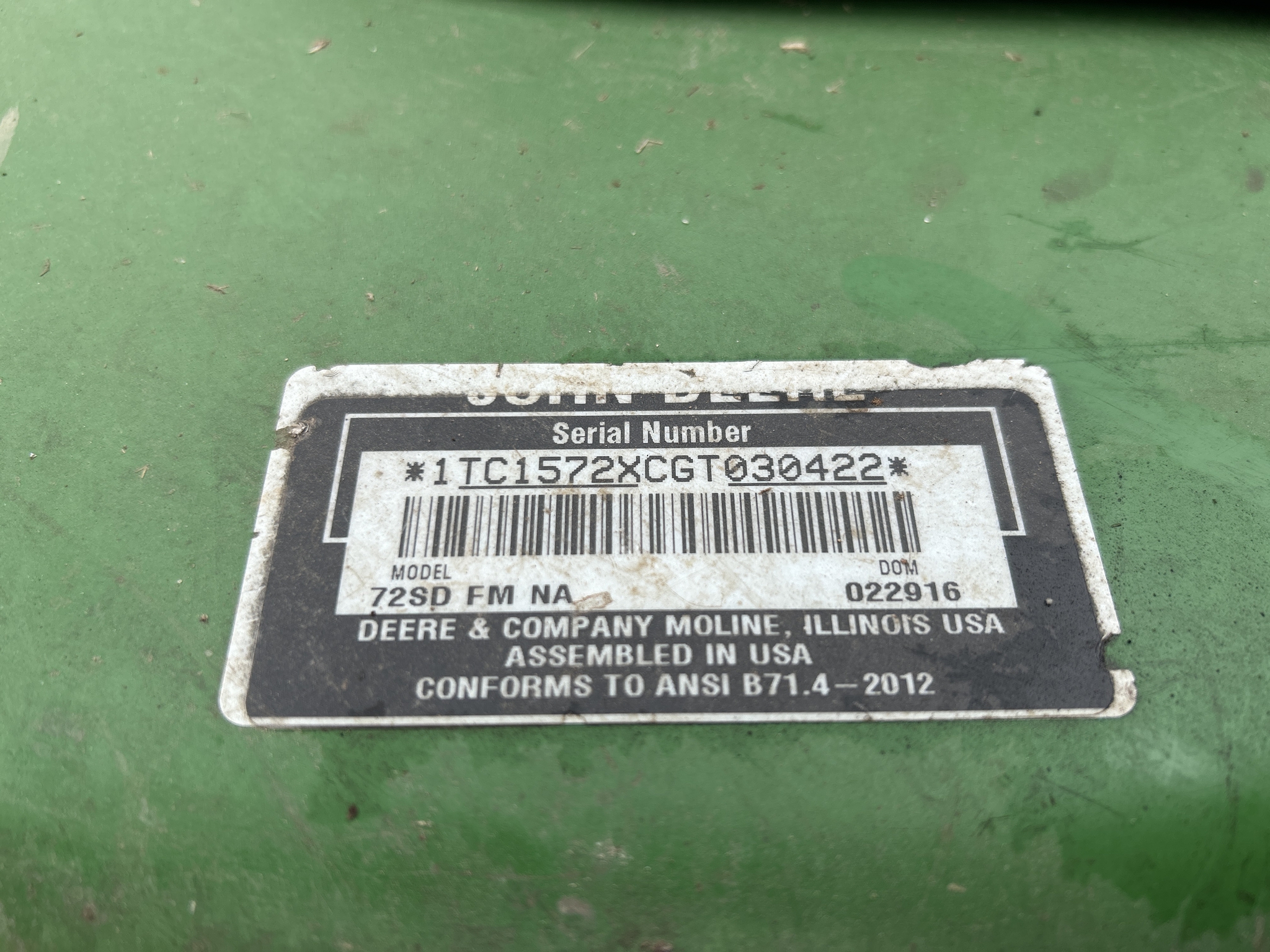 2016 John Deere 1550 Image 24