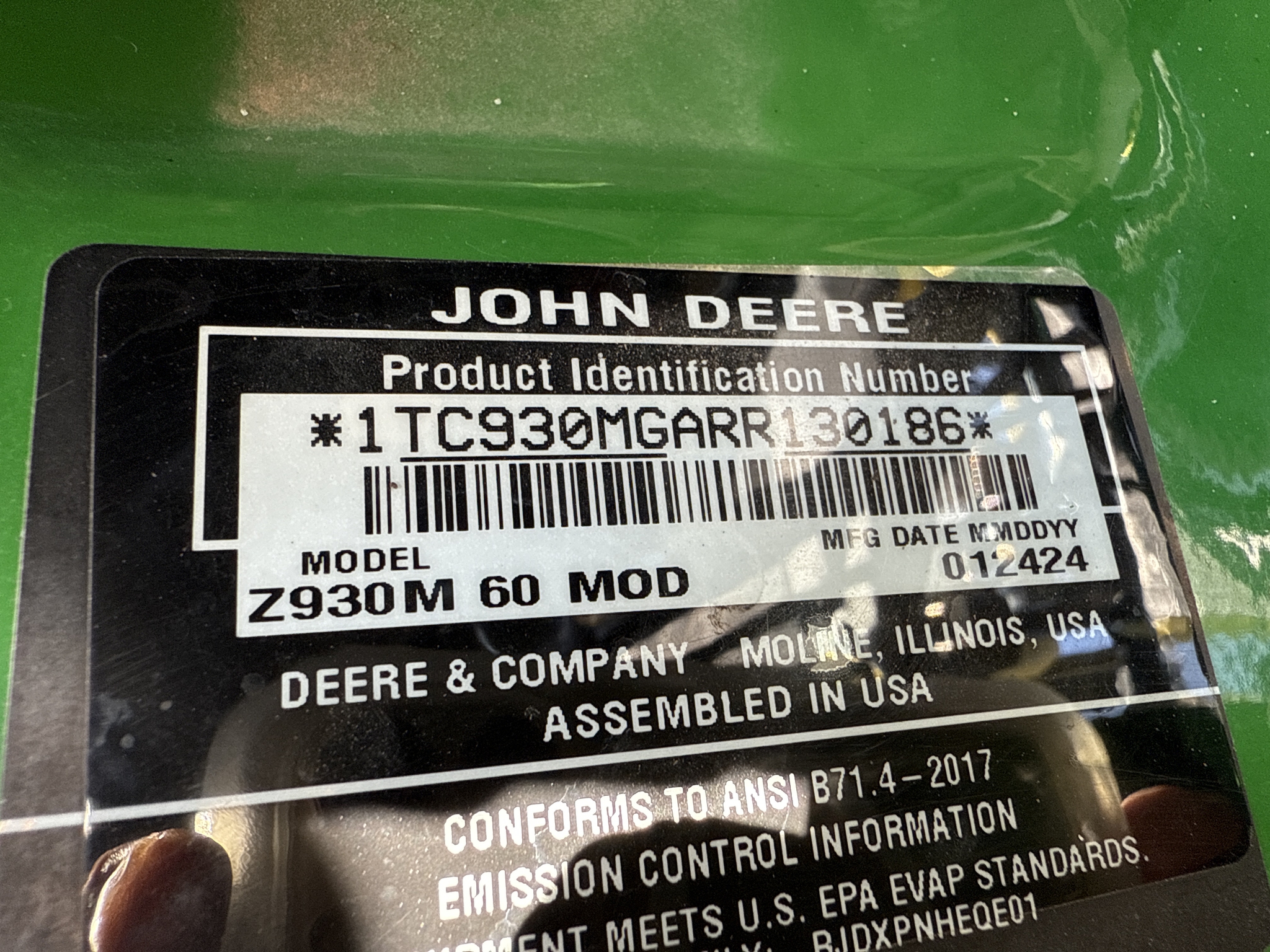 2024 John Deere Z930M Image 22