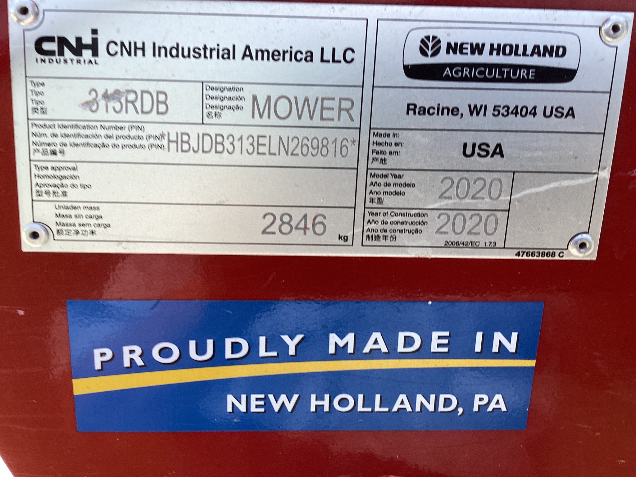 2020 New Holland 313 Image 19