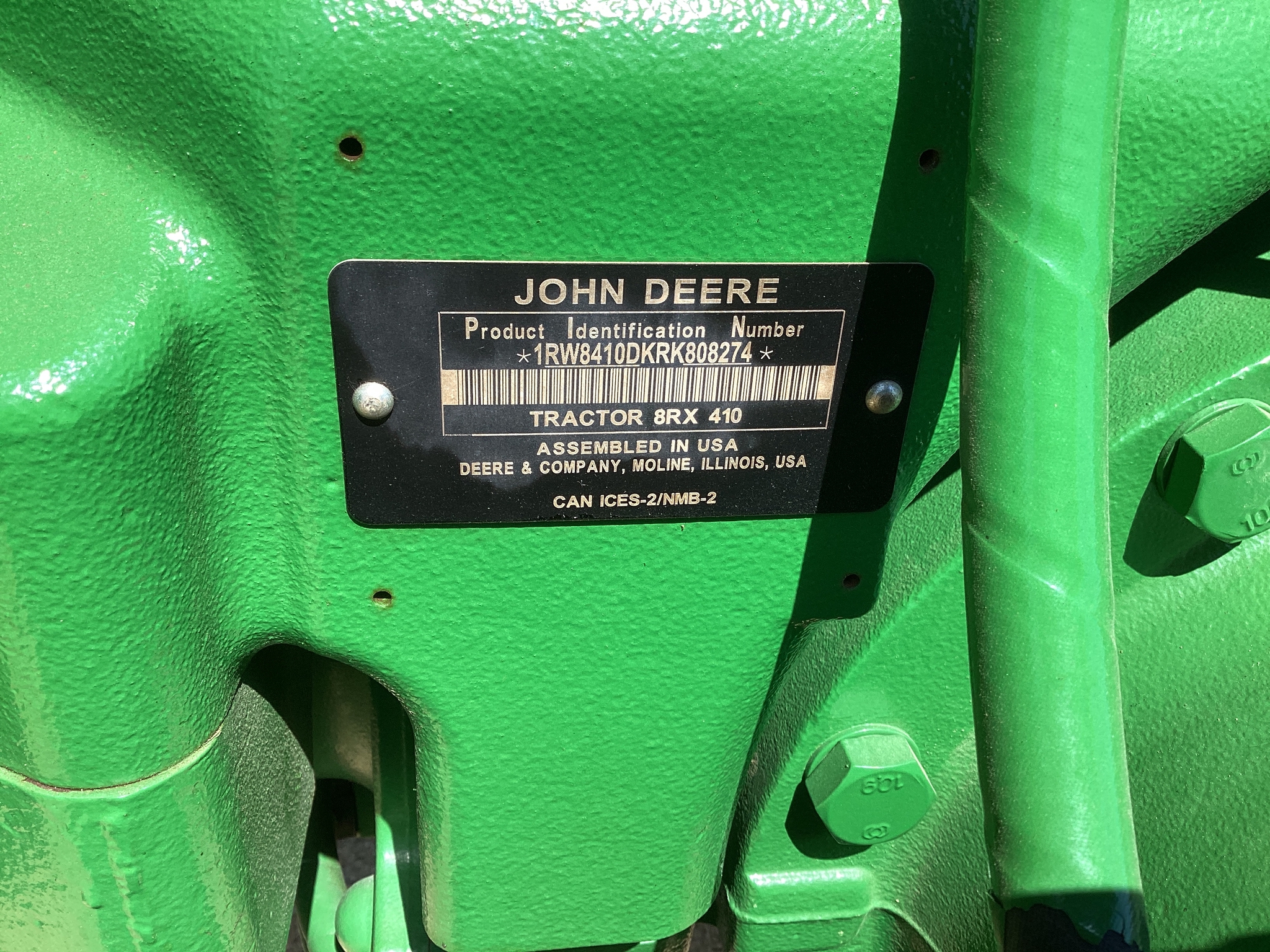 2024 John Deere 8RX 410 Image 28