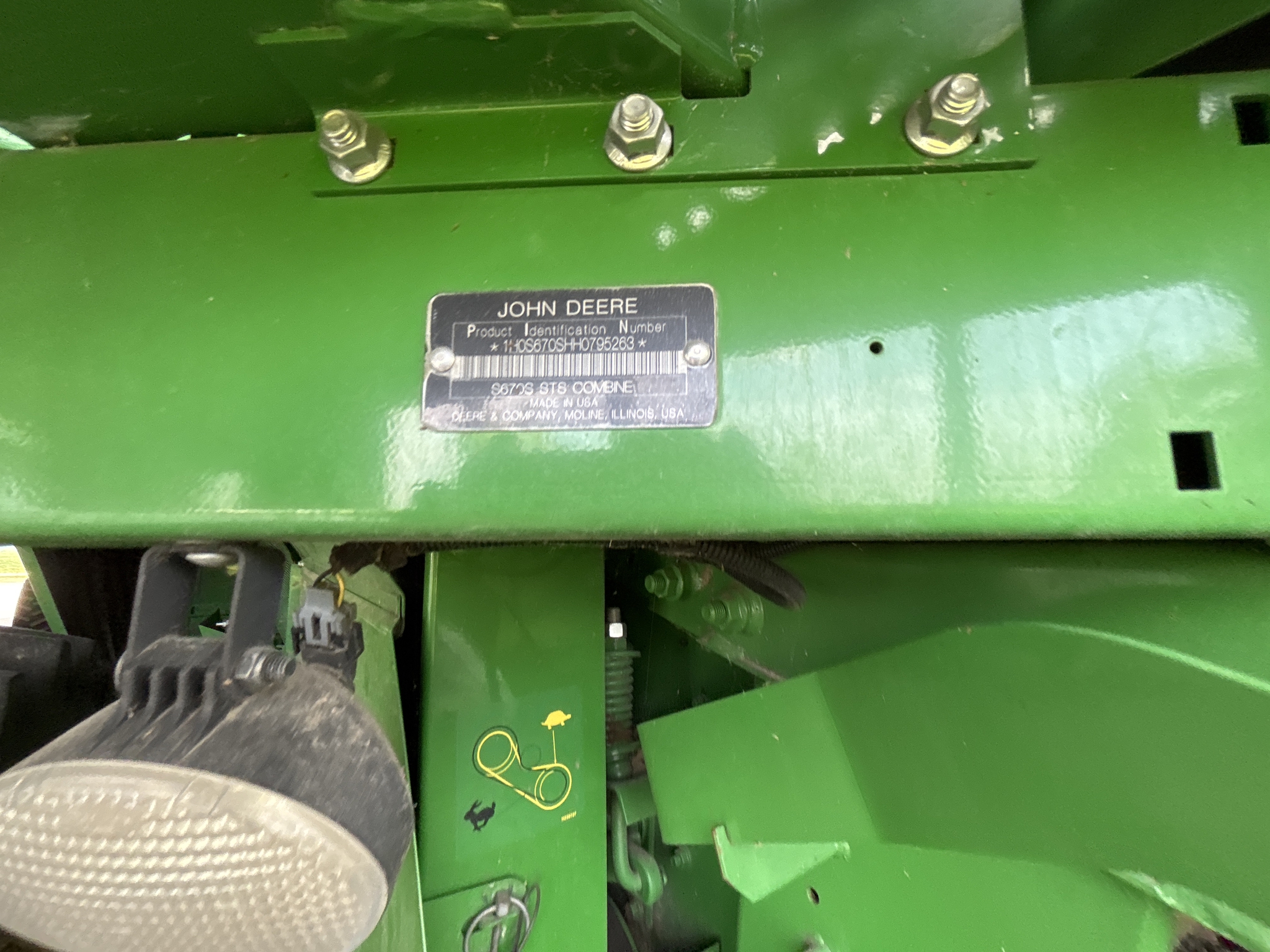 Used 2017 John Deere S670 Combines at Koenig Equipment in Oxford, OH - PhotoXL39