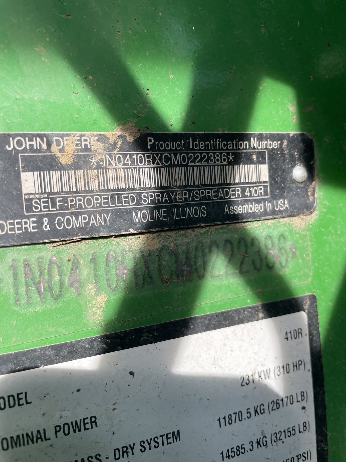 2022 John Deere 410R Image 10