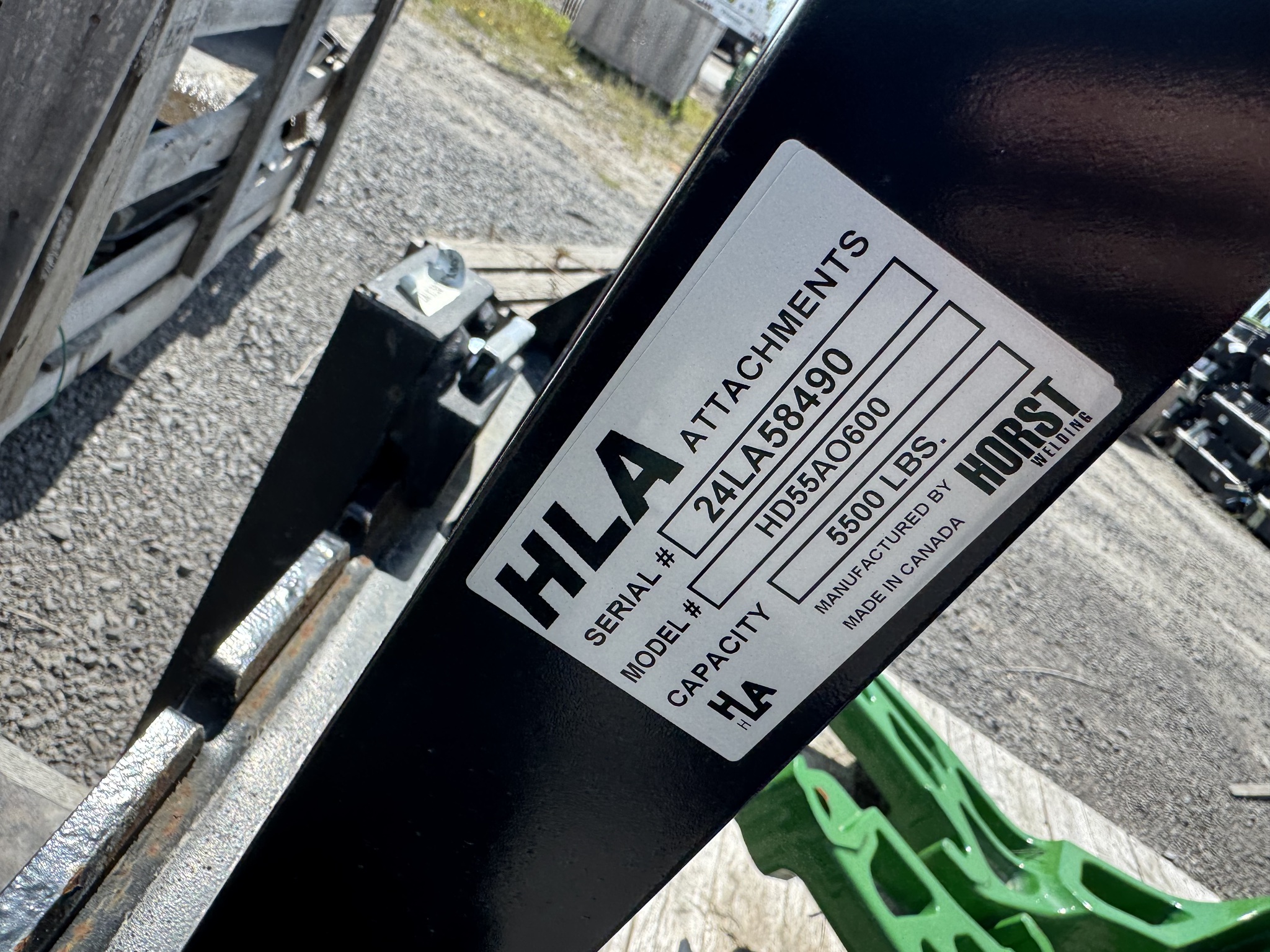 2024 Horst 5500LB PALLET FORKS Image 3