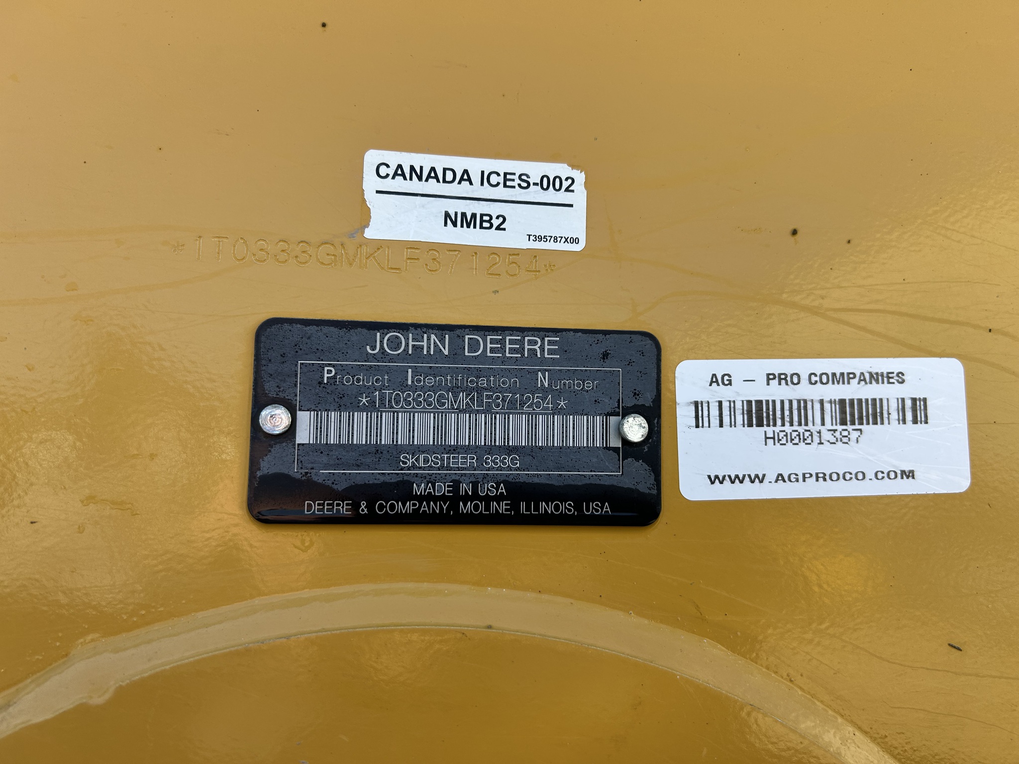 2020 John Deere 333G Image 5