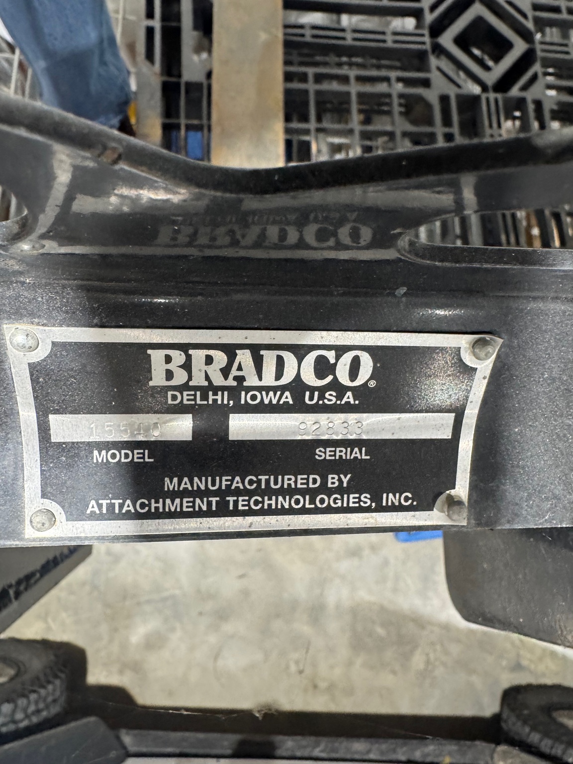 2010 Bradco 15540 Image 2