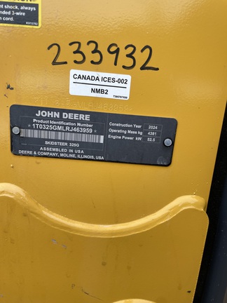 2024 John-Deere 325G