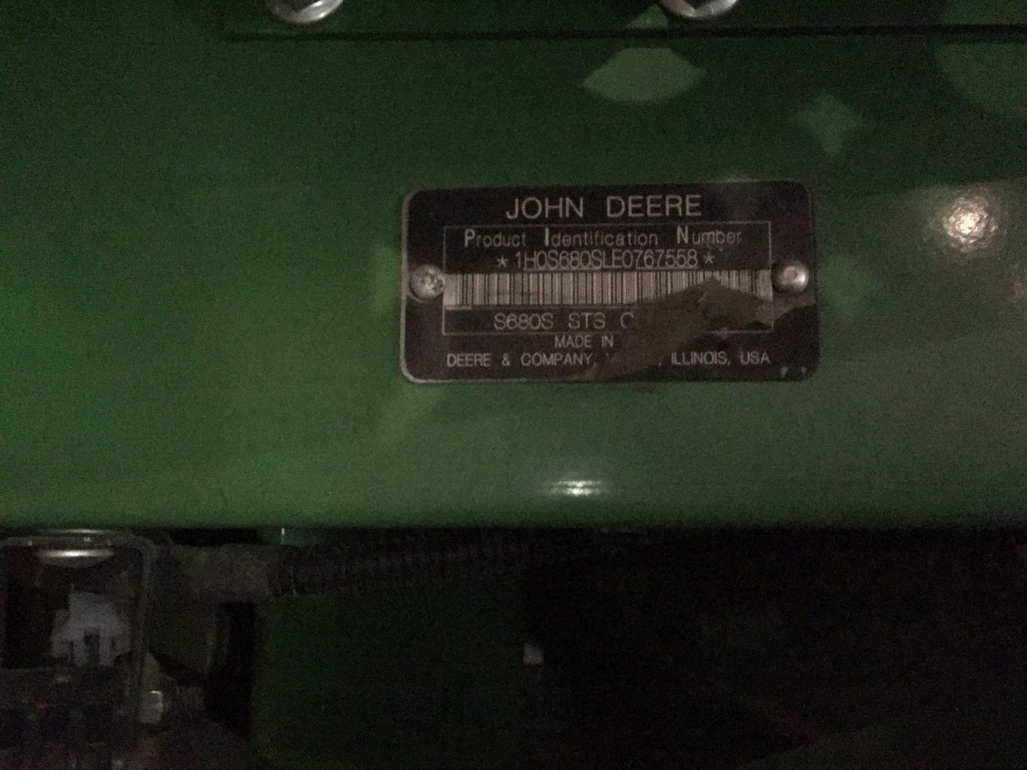 2014 John Deere S680 Image 14