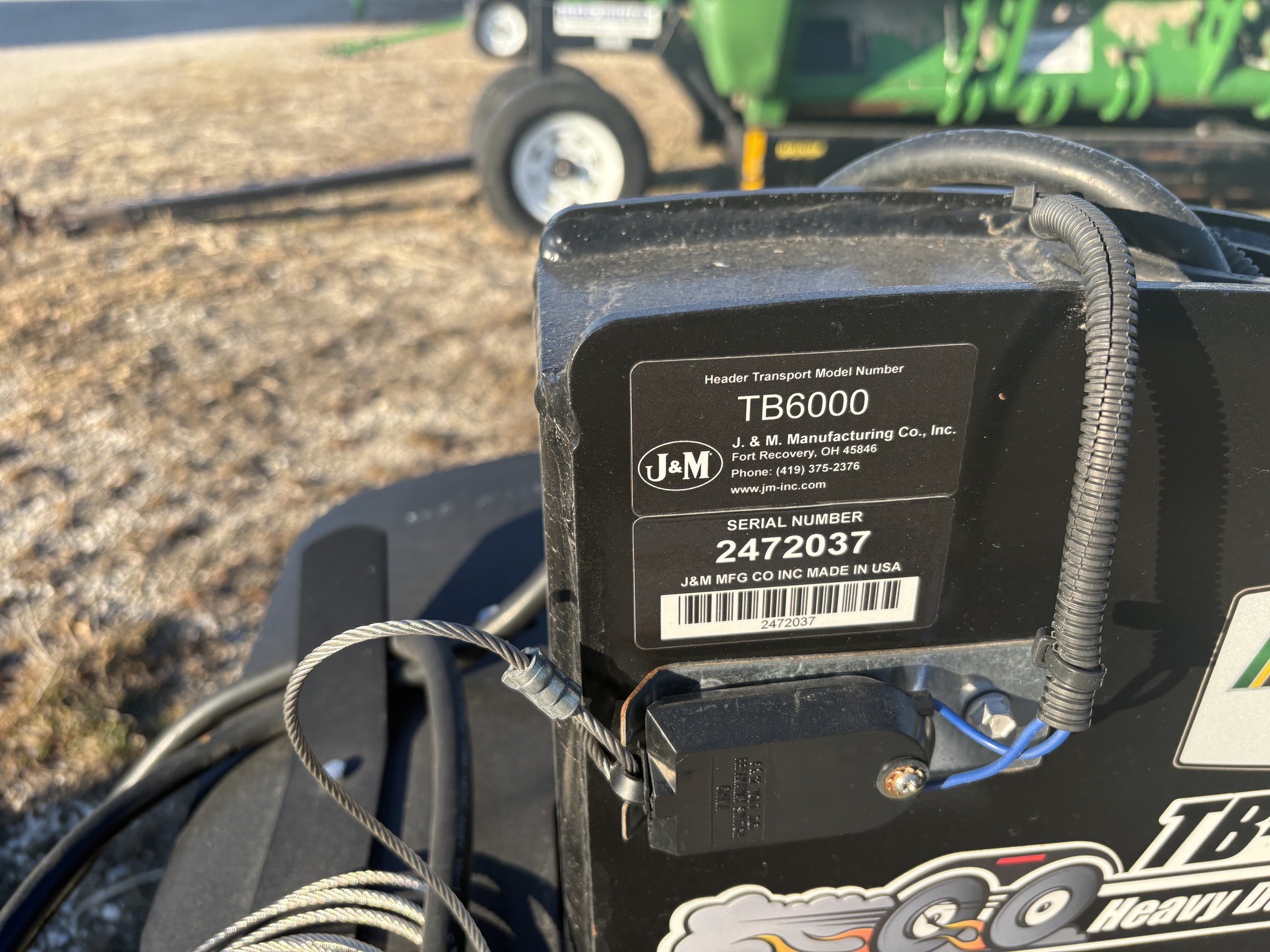  2024 J&M TB6000-42 HEAD CART at Heritage Tractor in Kewanee, IL