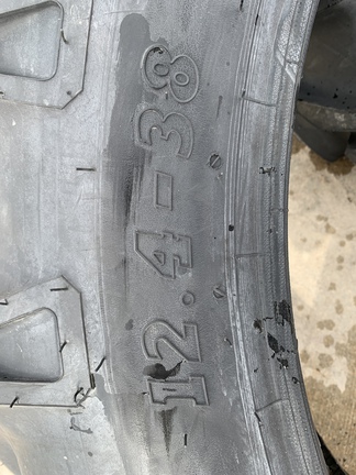 Photo of BKT 12.4-38 R1 QTY 2 Tires only