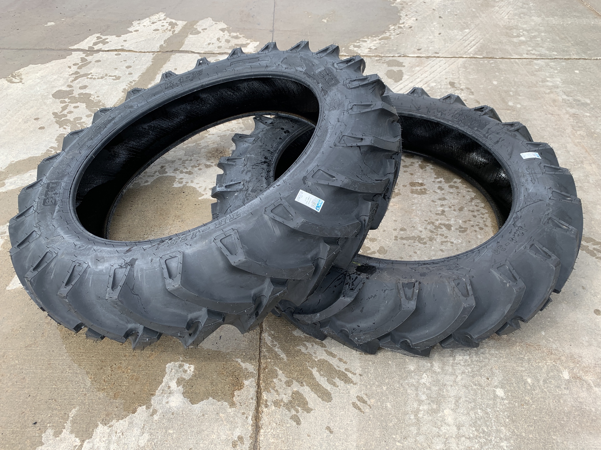 BKT 12.4-38 R1 QTY 2 Tires only