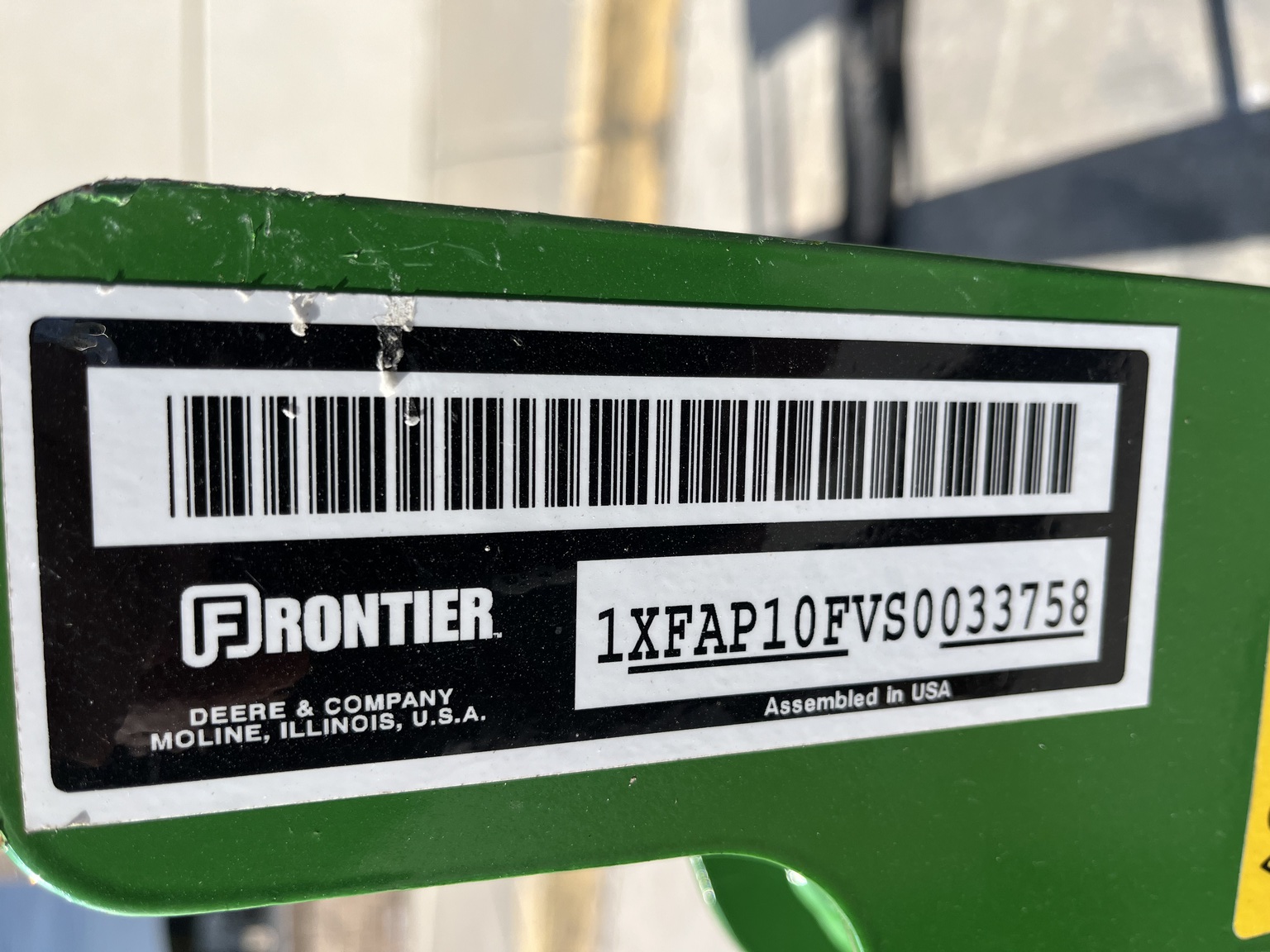  2025 Frontier AP10F at Heritage Tractor in Olathe, KS