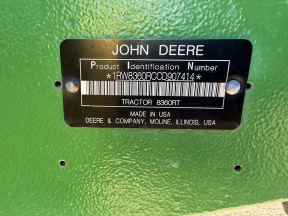 2012 John Deere 8360RT - Photo35