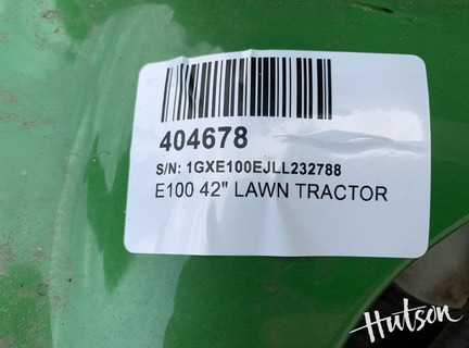 Photo of 2020 John Deere E100