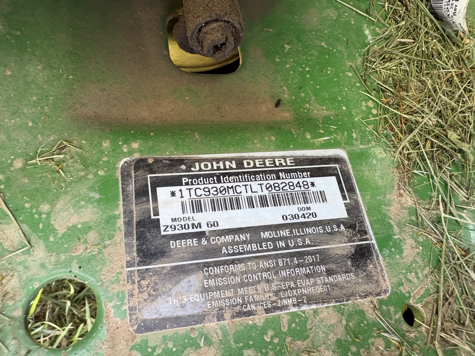  2020 John Deere Z930M at Heritage Tractor in Geneseo, IL