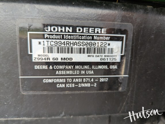 Photo of 2025 John Deere Z994R