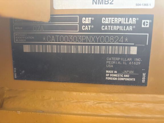 2023 Caterpillar 303 CR