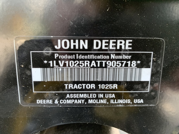Photo of 2026 John Deere 1025R