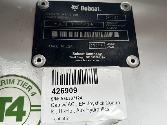 2012 Bobcat S160