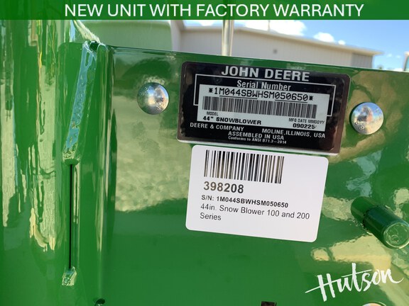 Photo of 2025 John Deere 44 IN. SNOW BLOWERS