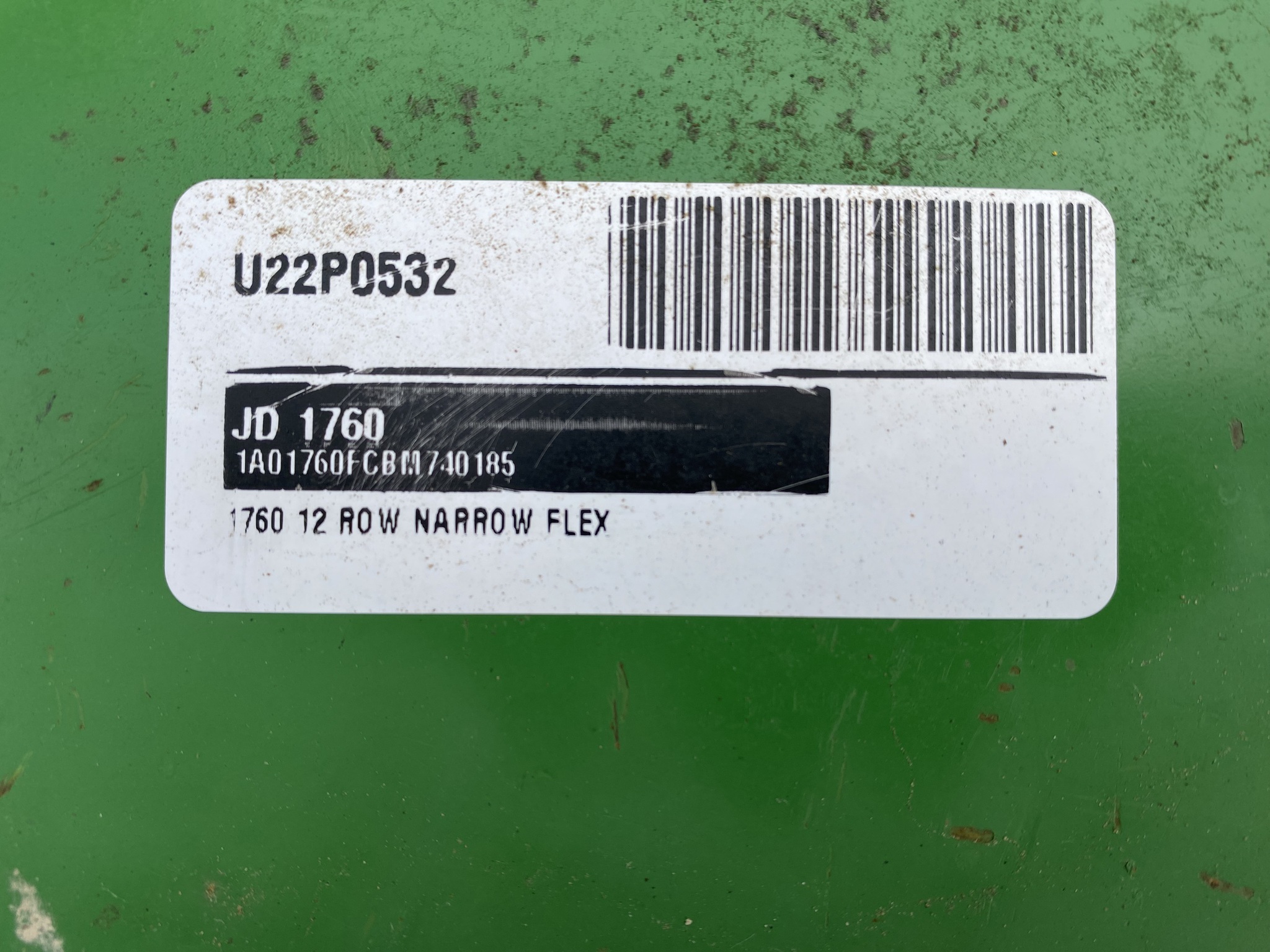 2011 John Deere 1760 Image 13