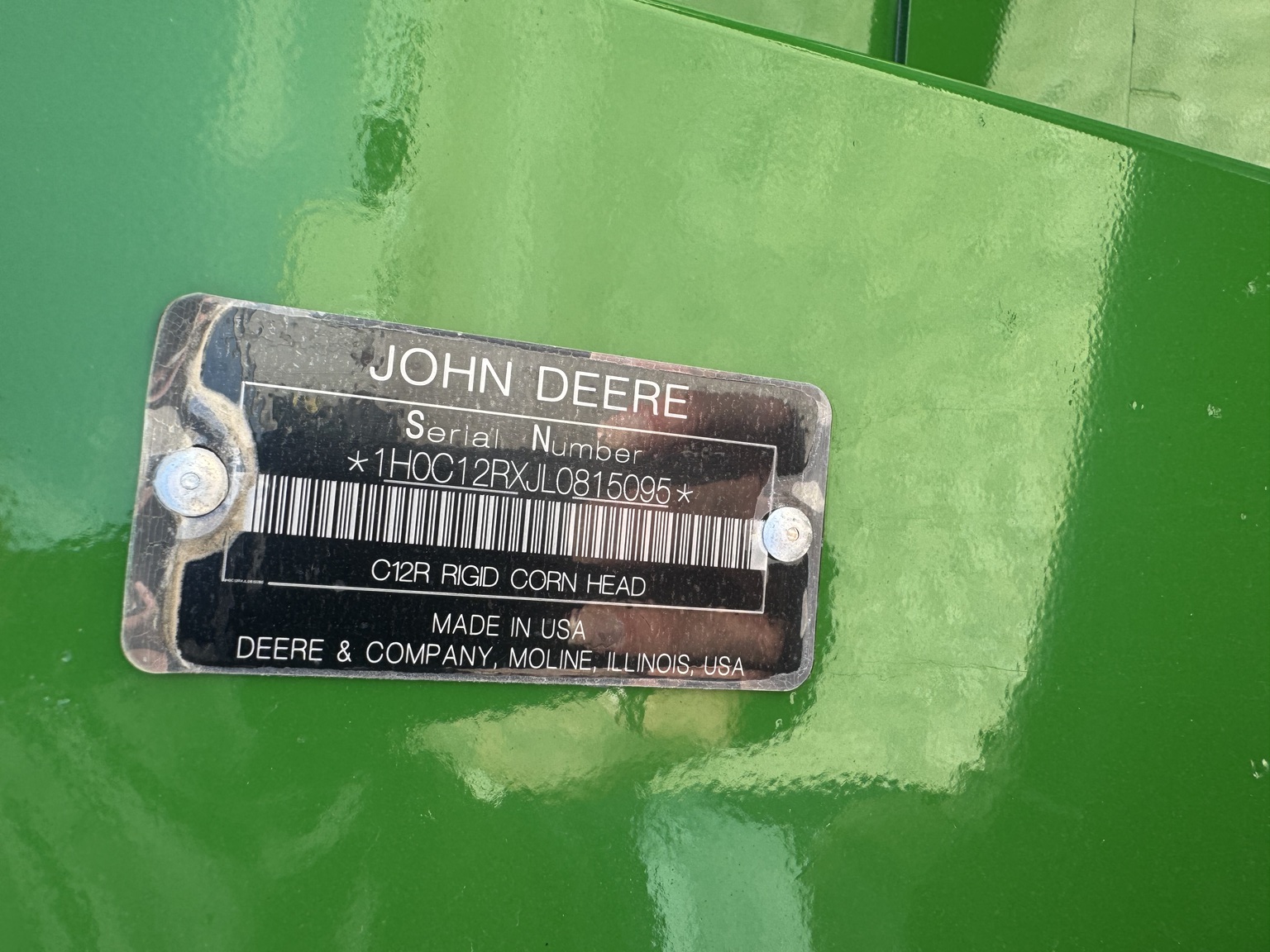  2021 John Deere C12R at Heritage Tractor in Pittsburg, KS