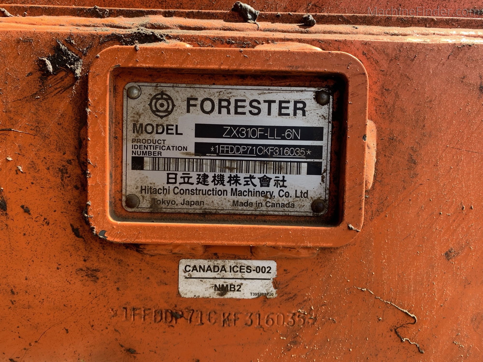 2018 Hitachi ZX310F-6 | Forestry Track Log Loaders | MachineFinder