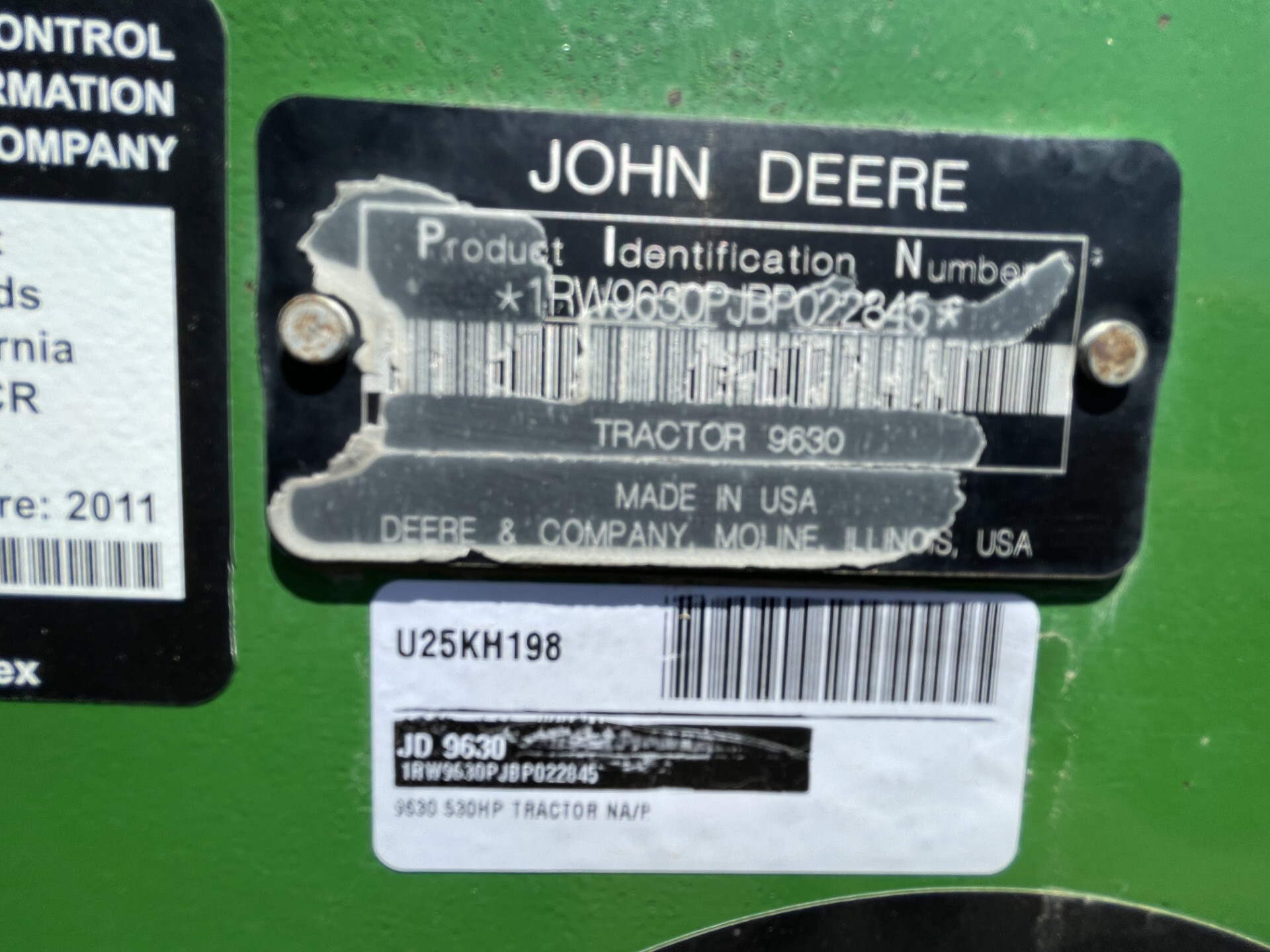2011 John Deere 9630 Image 43