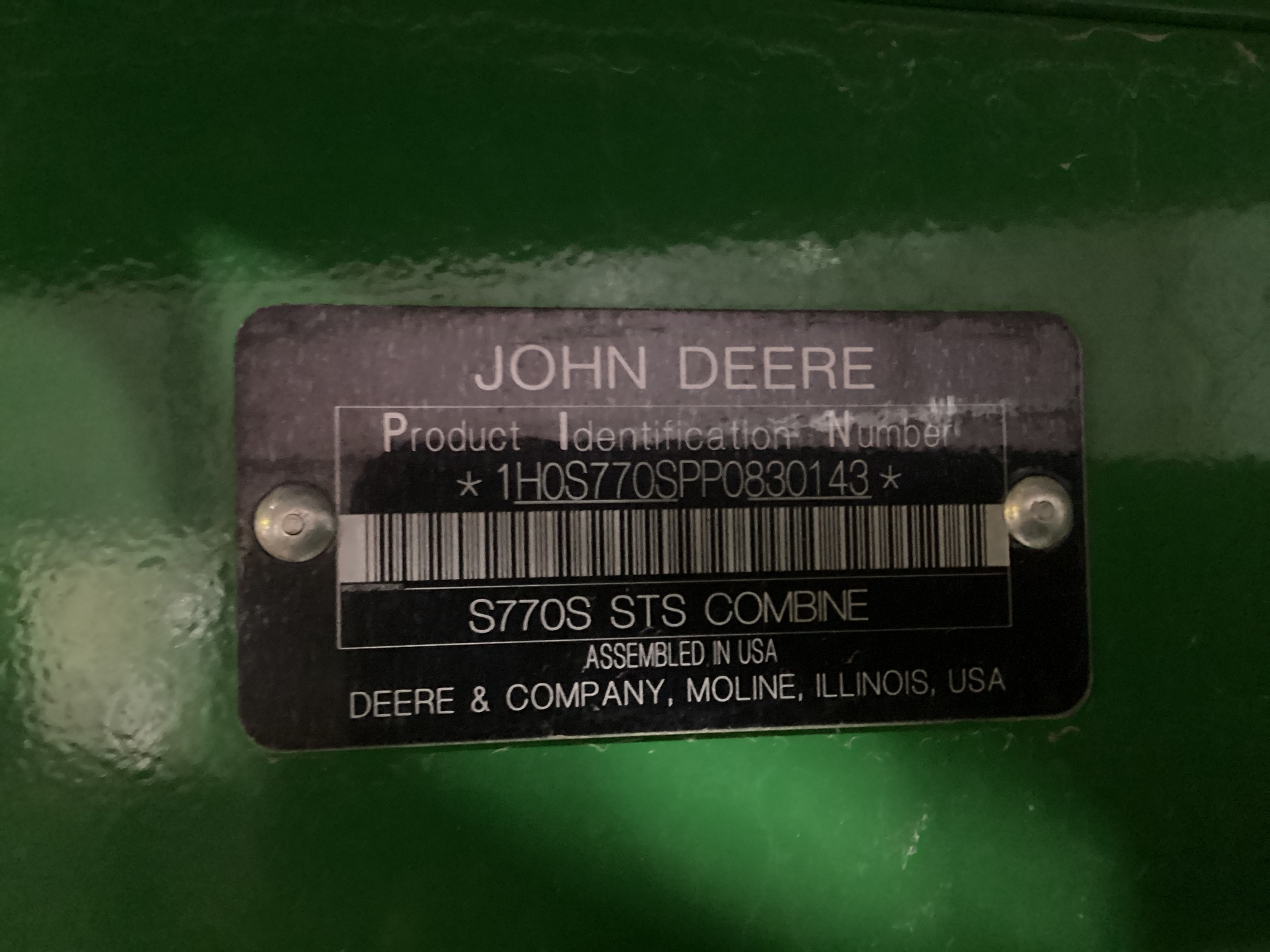 2024 John Deere S770 Image 14