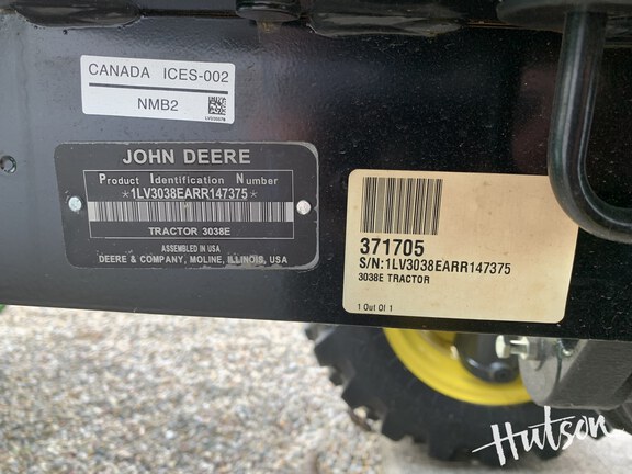Photo of 2024 John Deere 3038E