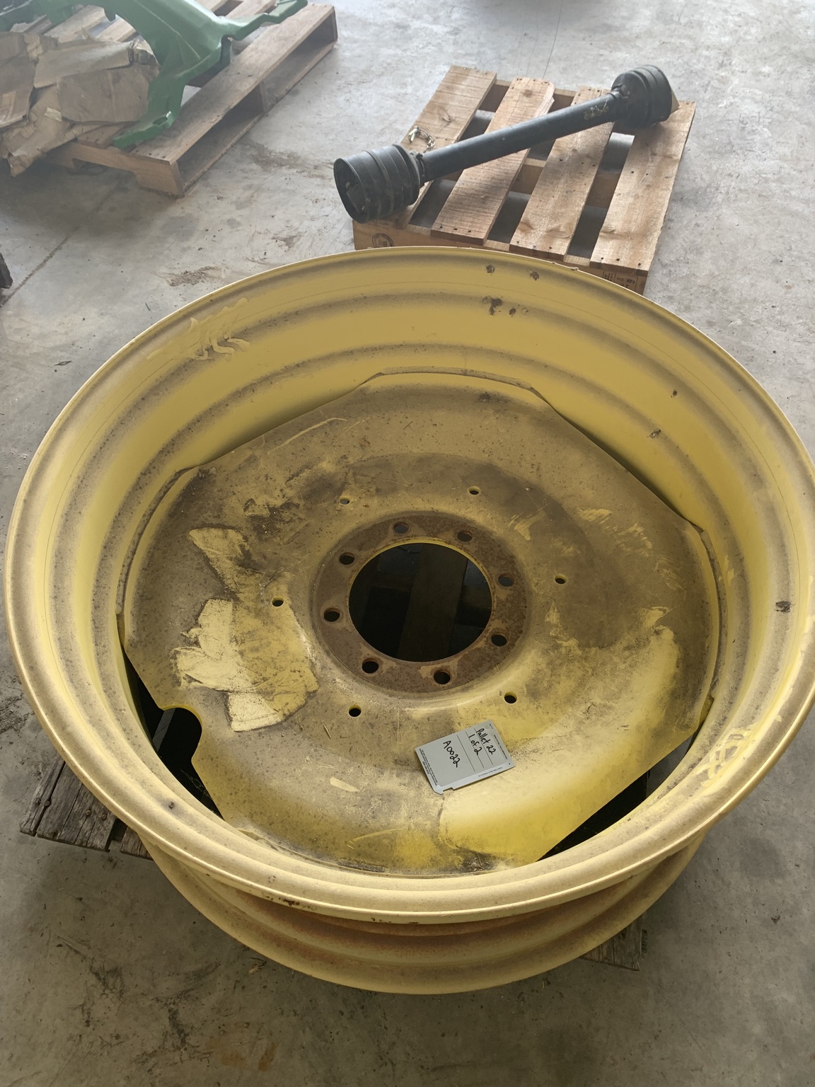 John Deere Set of Rims Image 4