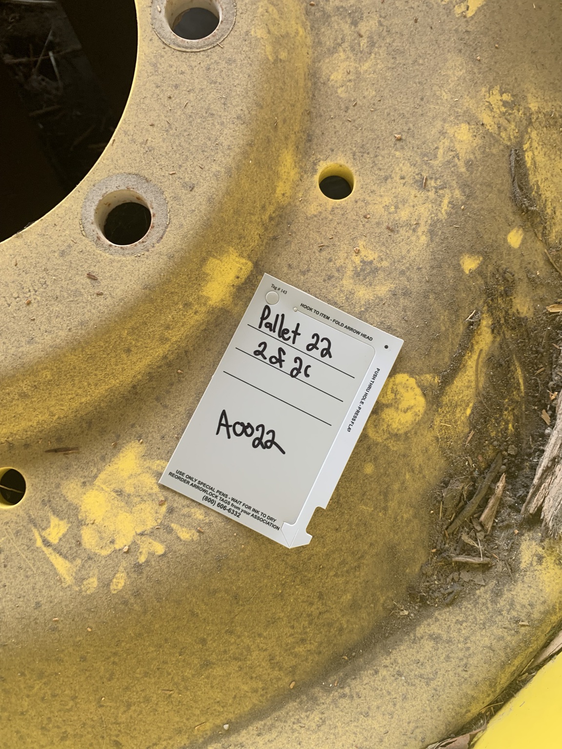 John Deere Set of Rims Image 5