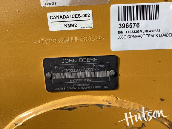Photo of 2022 John Deere 333G