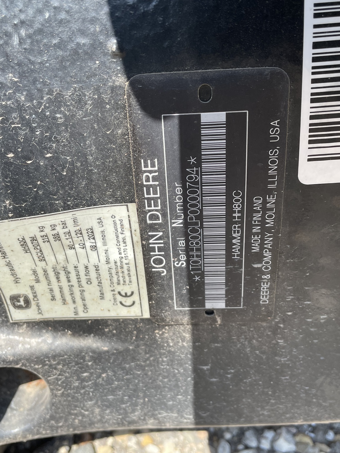 John Deere HH80C Image 5